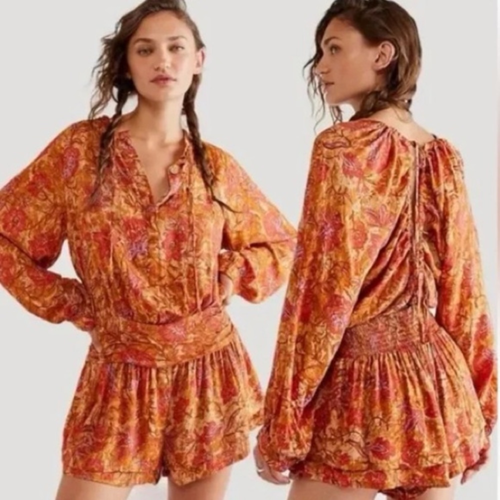 Free People Dance 'Til Dawn Romper